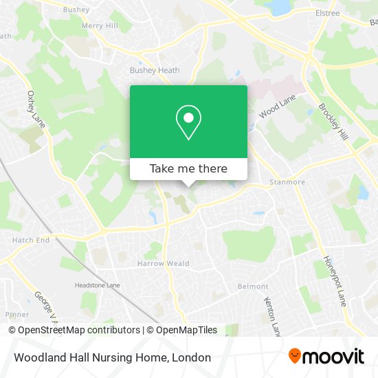 Woodland Hall Nursing Home map