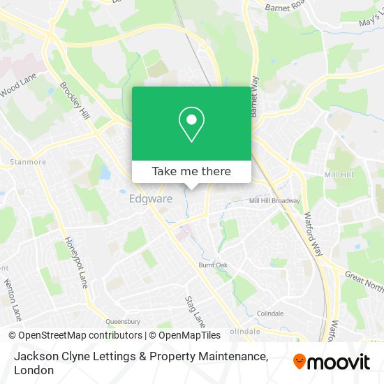 Jackson Clyne Lettings & Property Maintenance map