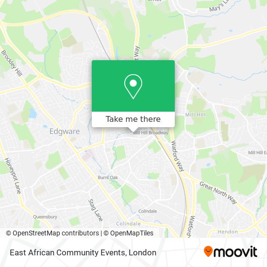 East African Community Events map