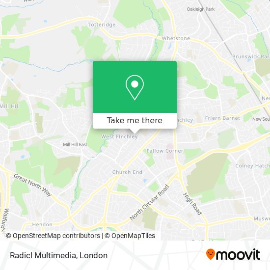 Radicl Multimedia map