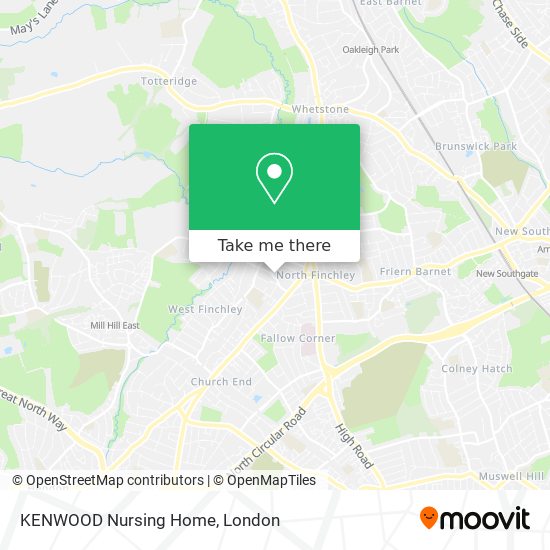 KENWOOD Nursing Home map