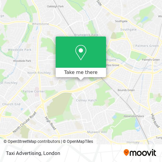 Taxi Advertising map