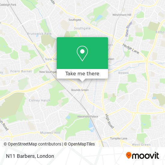 N11 Barbers map