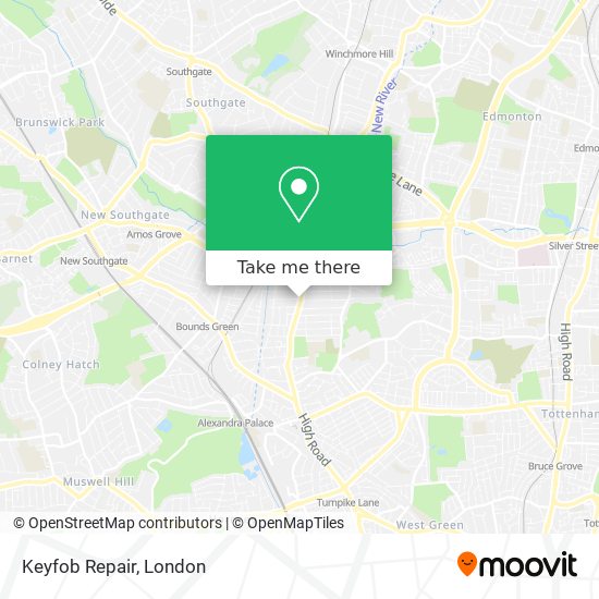 Keyfob Repair map