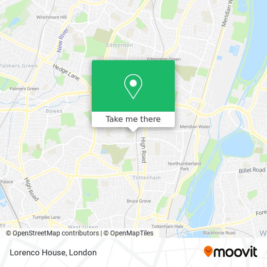 Lorenco House map