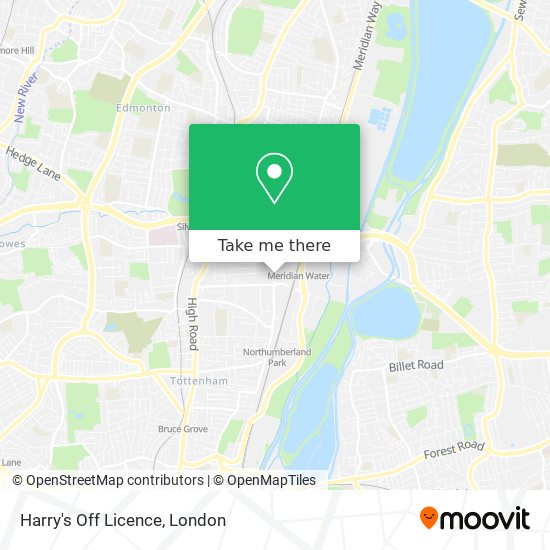 Harry's Off Licence map