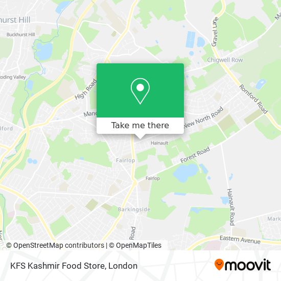 KFS Kashmir Food Store map