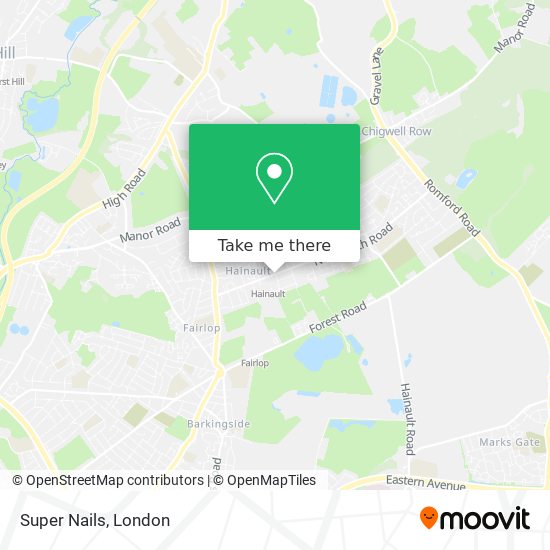 Super Nails map