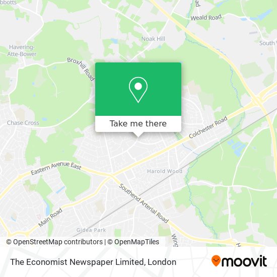 The Economist Newspaper Limited map
