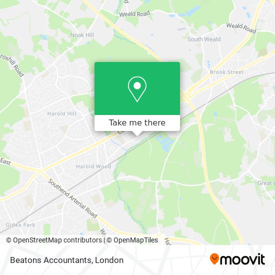 Beatons Accountants map