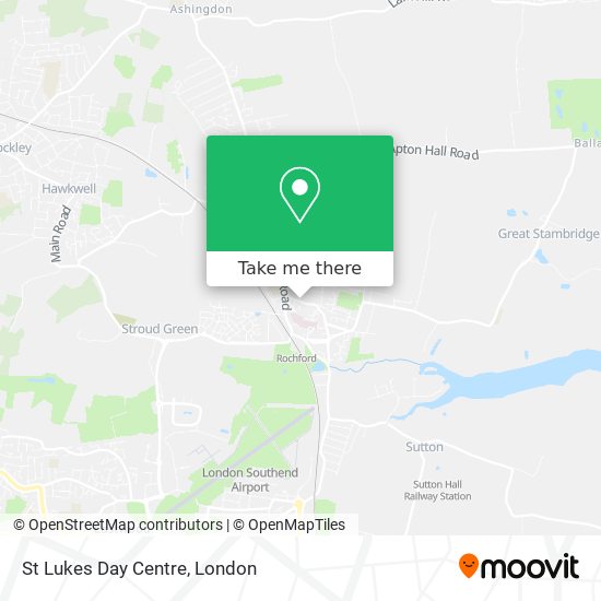 St Lukes Day Centre map