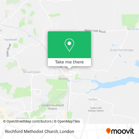 Rochford Methodist Church map