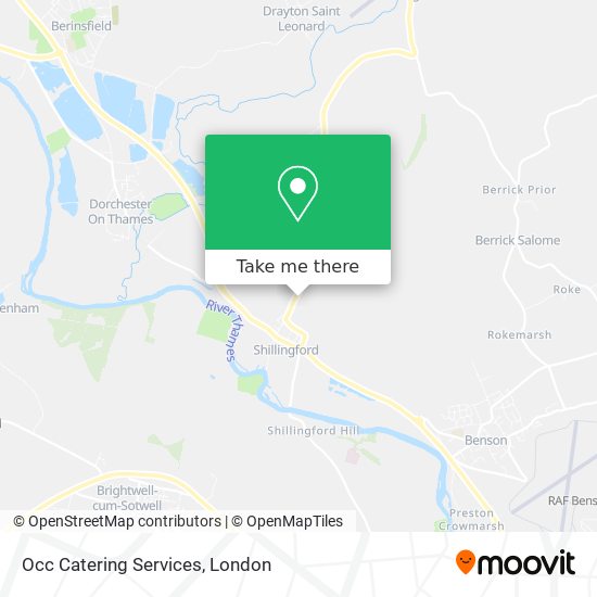Occ Catering Services map