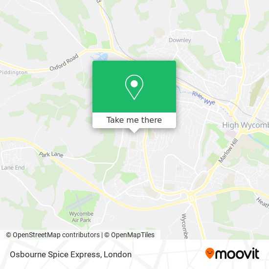 Osbourne Spice Express map