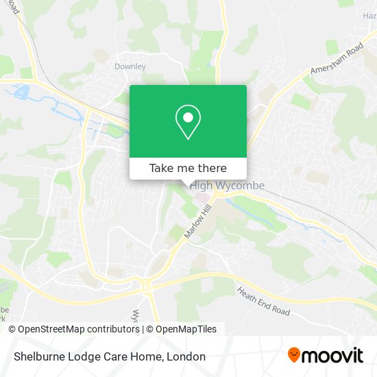 Shelburne Lodge Care Home map