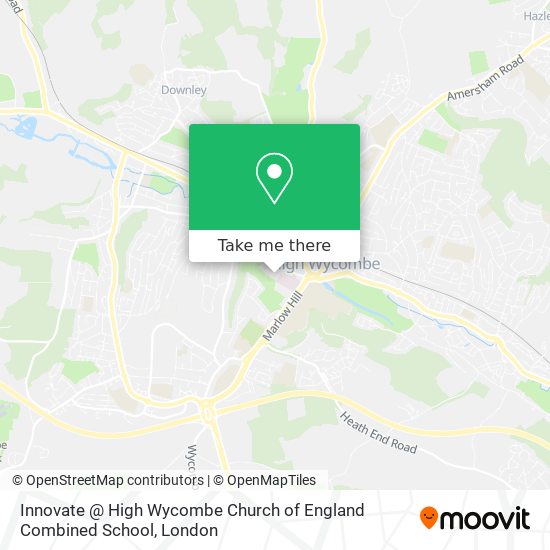 Innovate @ High Wycombe Church of England Combined School map