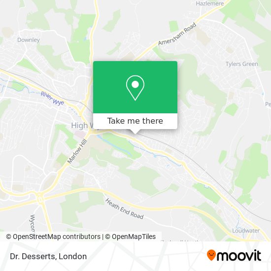 Dr. Desserts map