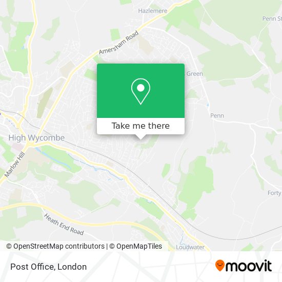 Post Office map