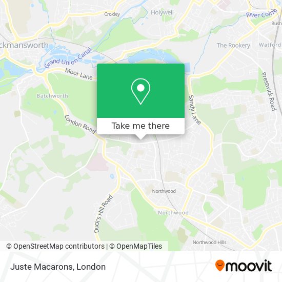 Juste Macarons map