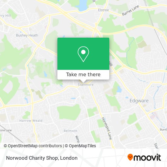Norwood Charity Shop map