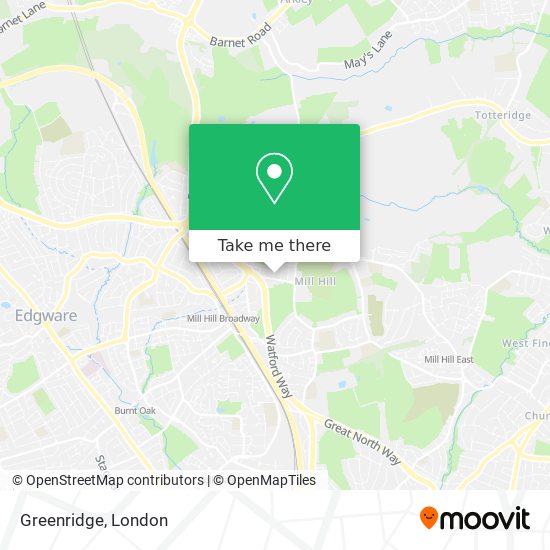 Greenridge map