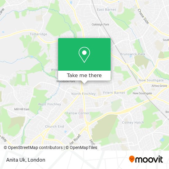 Anita Uk map