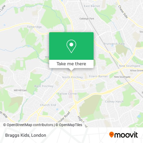Braggs Kids map