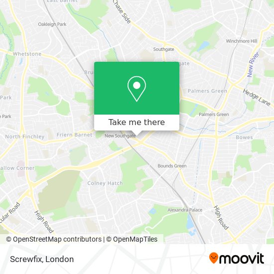 Screwfix map