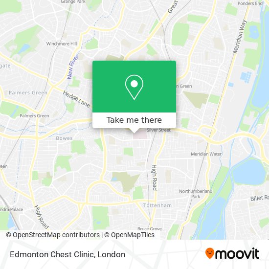 Edmonton Chest Clinic map