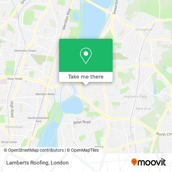 Lamberts Roofing map
