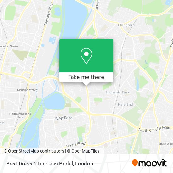 Best Dress 2 Impress Bridal map