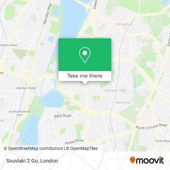 Souvlaki 2 Go map