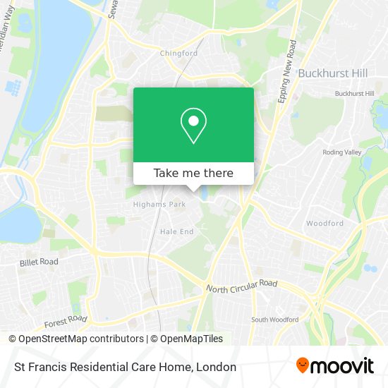 St Francis Residential Care Home map