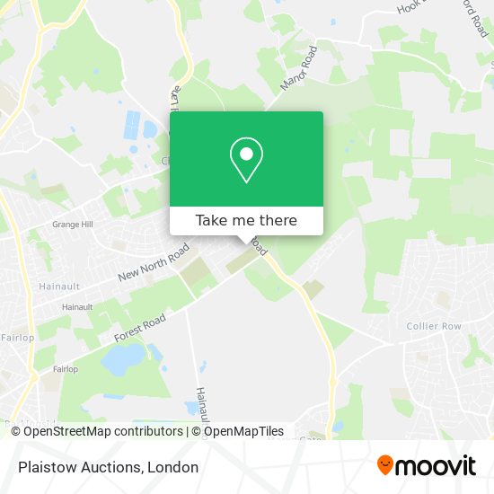 Plaistow Auctions map