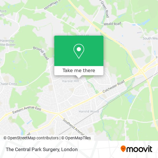 The Central Park Surgery map