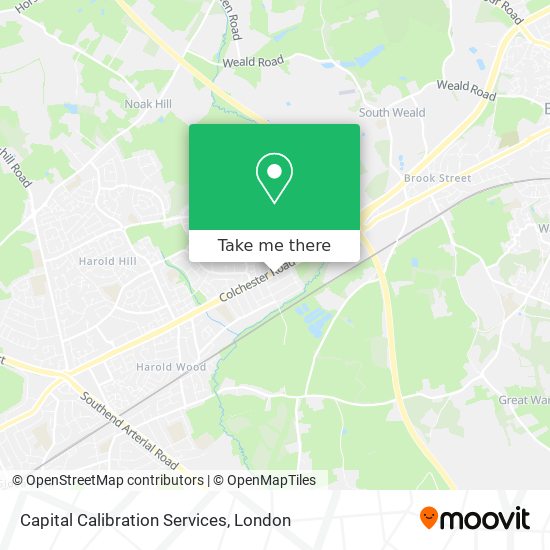 Capital Calibration Services map