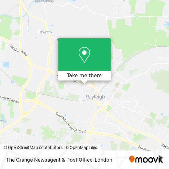 The Grange Newsagent & Post Office map