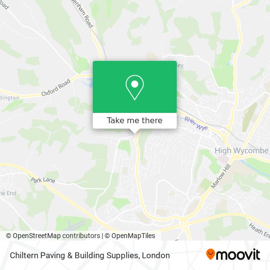 Chiltern Paving & Building Supplies map