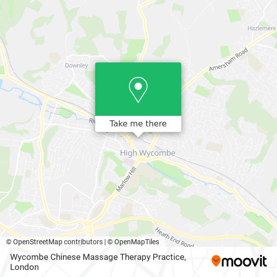Wycombe Chinese Massage Therapy Practice map