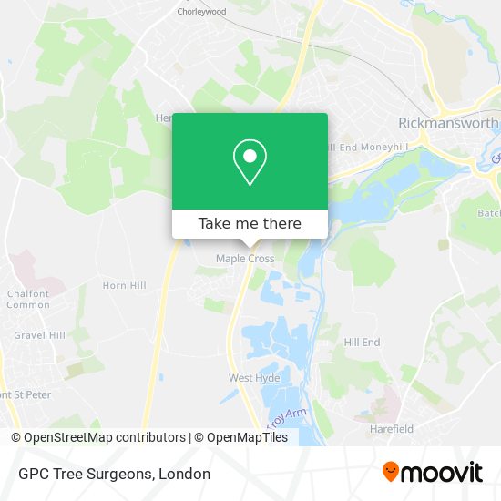 GPC Tree Surgeons map