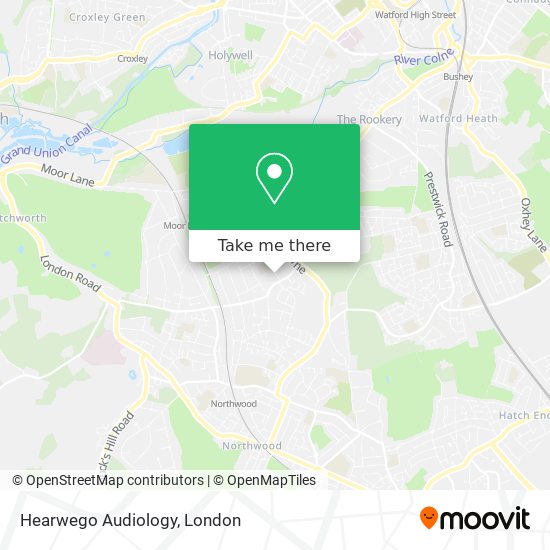 Hearwego Audiology map