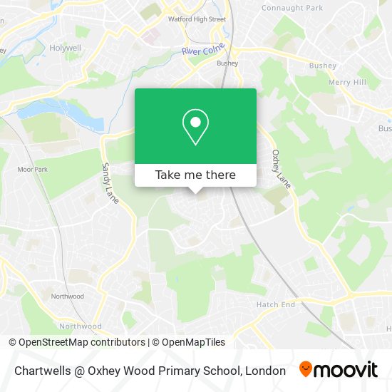 Chartwells @ Oxhey Wood Primary School map