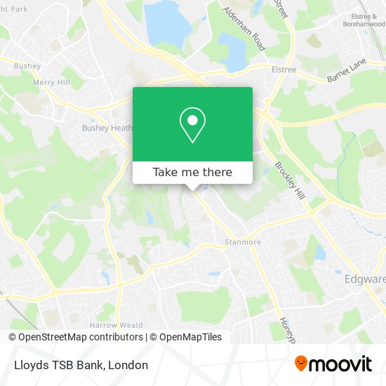 Lloyds TSB Bank map