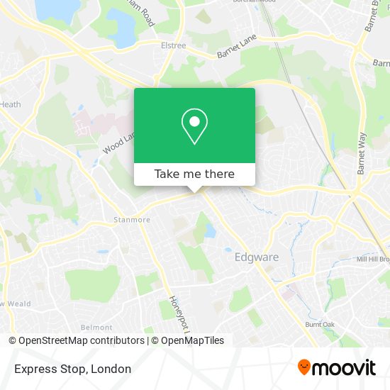 Express Stop map