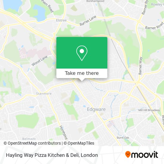 Hayling Way Pizza Kitchen & Deli map