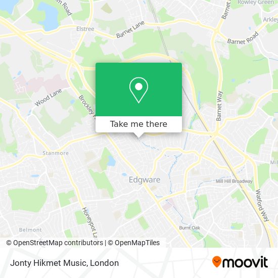 Jonty Hikmet Music map