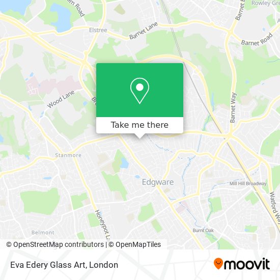 Eva Edery Glass Art map