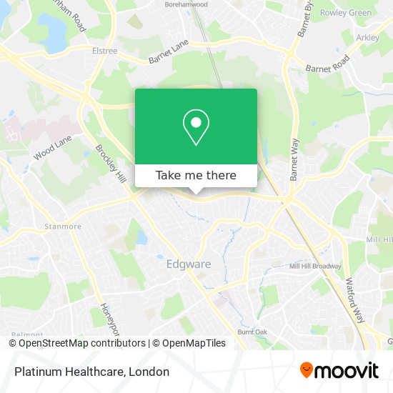 Platinum Healthcare map