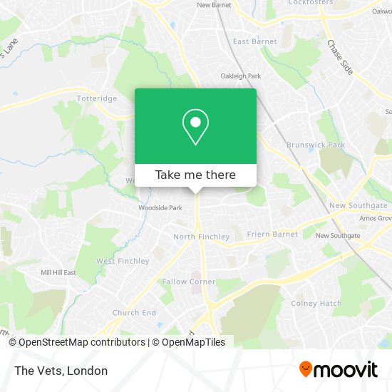 The Vets map