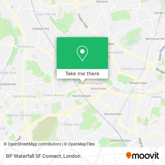 BP Waterfall SF Connect map